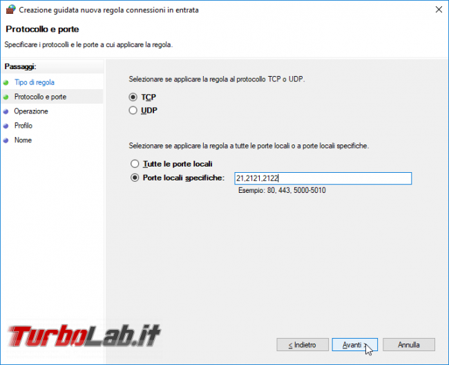 Guida: come aprire porte Windows Firewall