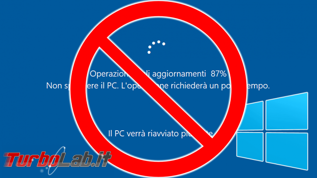 Guida: come bloccare aggiornamento automatico Windows 10 21H2 (Novembre 2021) Home Pro - windows updating deny