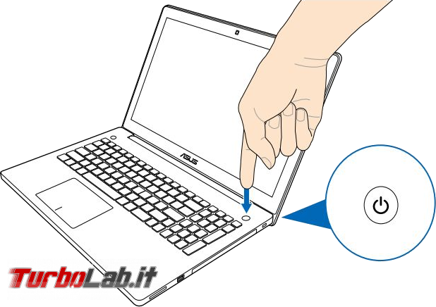 Guida: come entrare BIOS / UEFI / firmware notebook / PC (portatile) - Windows 10, Lenovo, HP, Dell, Asus, Acer, Sony, Samsung, Toshiba, Surface - pulsante accensione notebook