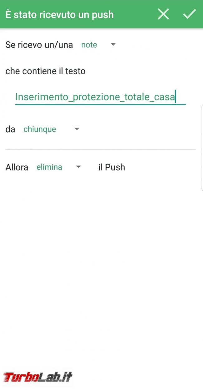 Guida: come inserire allarme casa voce (comando vocale)