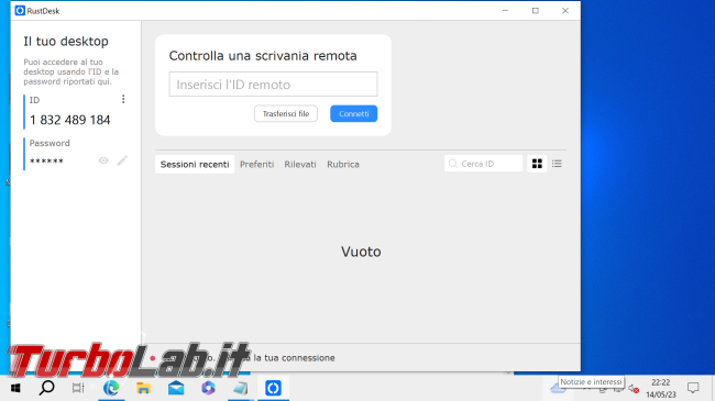 Guida: come installare RustDesk Server Ubuntu (alternativa gratuita TeamViewer, video) - rustdesk screenshot