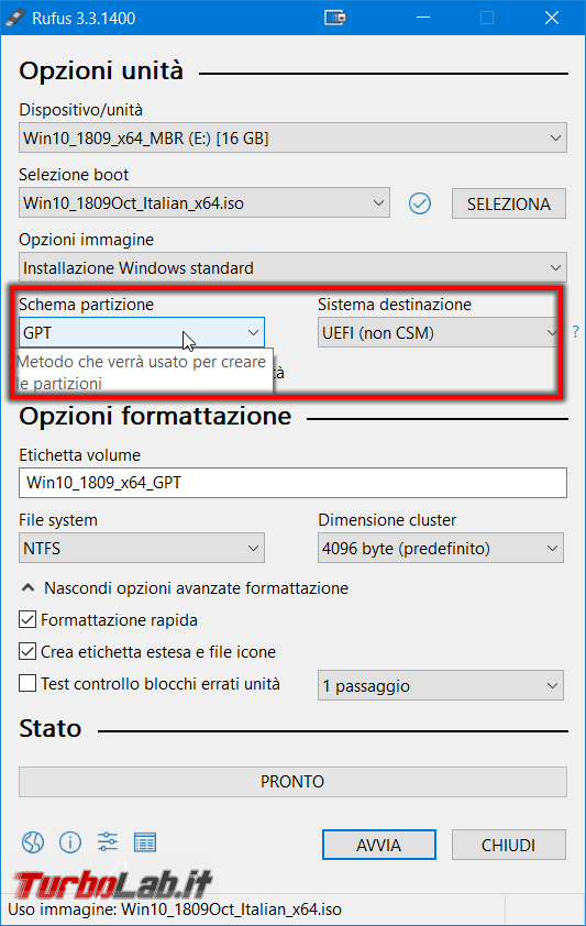 [guida] Come installare Windows 10 hard disk SSD GPT GUID Partition Table