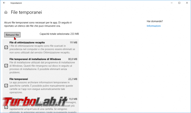Guida: come liberare 20 GB spazio disco dopo aggiornamento Windows 10 21H2 (Novembre 2021) - zShotVM_1553499151