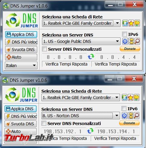 Guida: come modificare server DNS utilizzati Windows 10, 8.1, 7