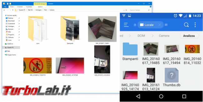 Guida: come sincronizzare cartella foto (DCIM) Android PC