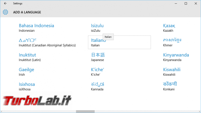 Guida: Come tradurre Windows 10 italiano - Windows 10 in italiano (5)