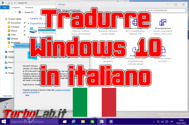 Guida: Come tradurre Windows 10 italiano - windows italiano spotlight