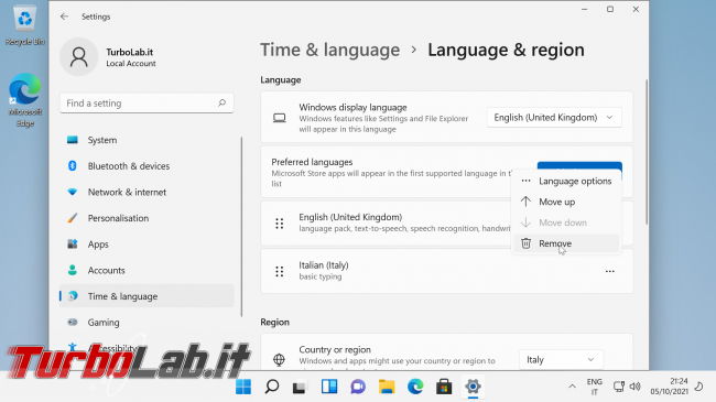 [guida] Come tradurre Windows 11 italiano (installare pacco lingua Windows 11 ITA)