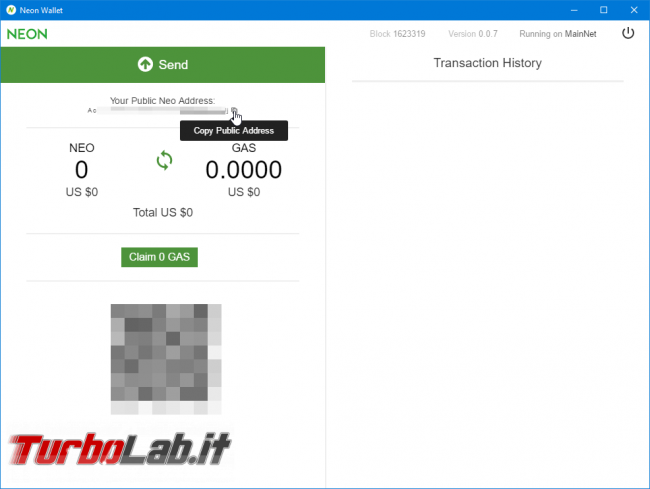 Guida comprare NEO guadagnare generando GAS (coin/token criptovaluta)