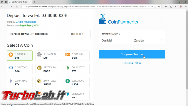 Guida CryptoRevolutiontime: come aprire account acquistare CREV (video) - snap2018-10-28-11h04m05s719