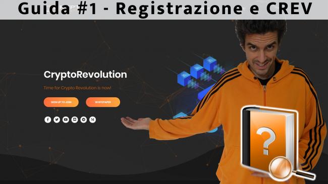 Guida CryptoRevolutiontime: come aprire account acquistare CREV (video) - spotlight CryptoRevolutiontime guida 1 crev