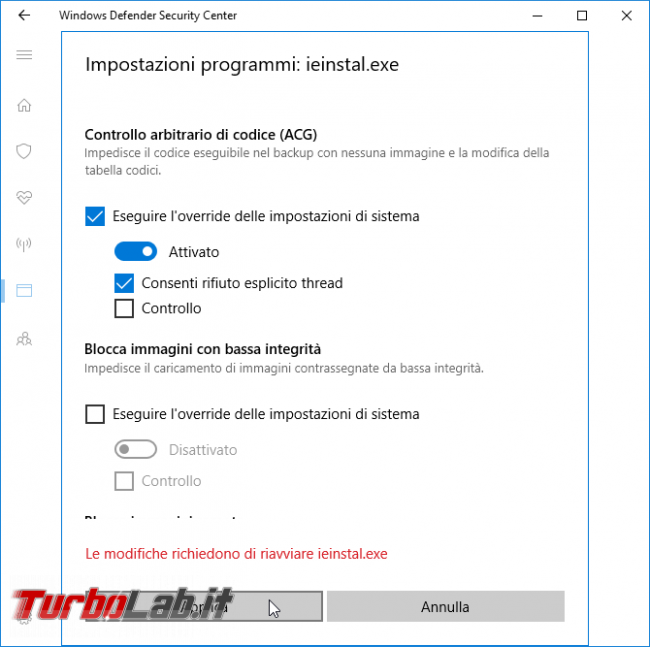 Guida EMET Windows 10: come attivare Protezione exploit