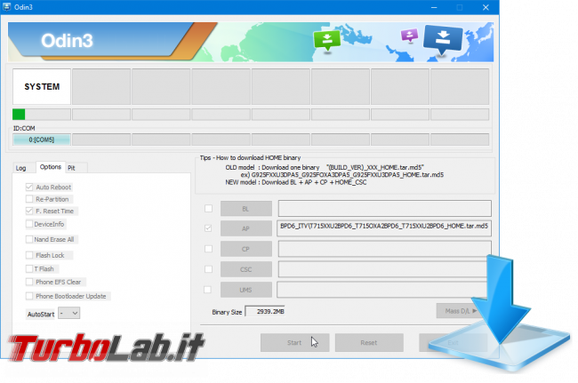 Guida facile Odin (Samsung Galaxy S, Note, , Tab): come flashare/installare ROM Android semplicità - odin download spotlight