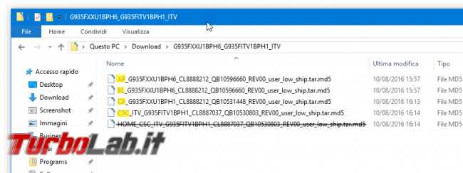 Guida facile Odin (Samsung Galaxy S, Note, , Tab): come flashare/installare ROM Android semplicità - odin selezione file