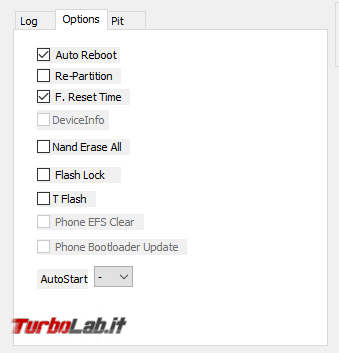Guida facile Odin (Samsung Galaxy S, Note, , Tab): come flashare/installare ROM Android semplicità - samsung odin 3 options