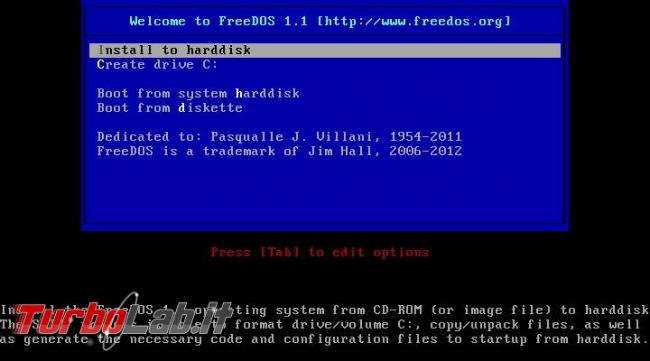Guida FreeDOS, sistema operativo clone MS-DOS
