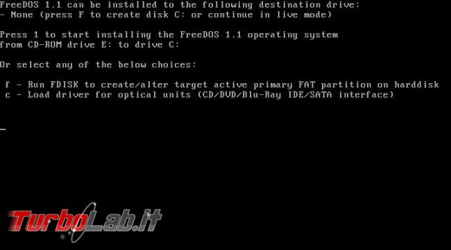Guida FreeDOS, sistema operativo clone MS-DOS