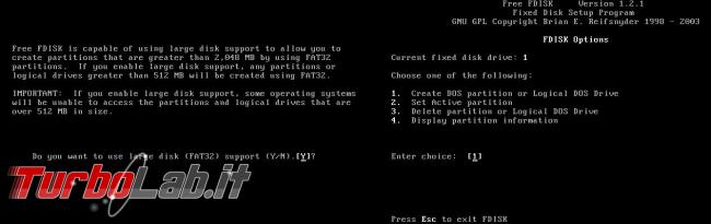 Guida FreeDOS, sistema operativo clone MS-DOS