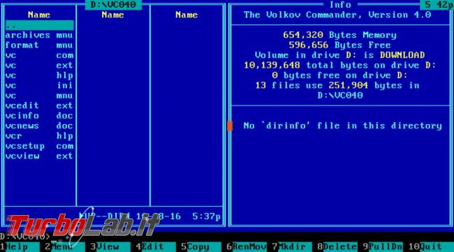 Guida FreeDOS, sistema operativo clone MS-DOS