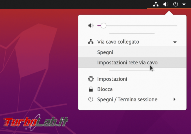 Guida: impostare manualmente indirizzo IP statico rete Ubuntu 20.04