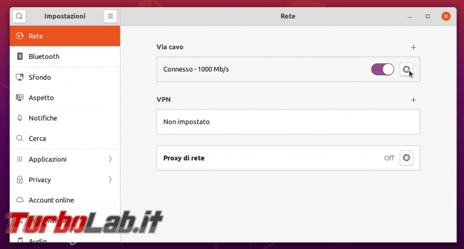 Guida: impostare manualmente indirizzo IP statico rete Ubuntu 20.04