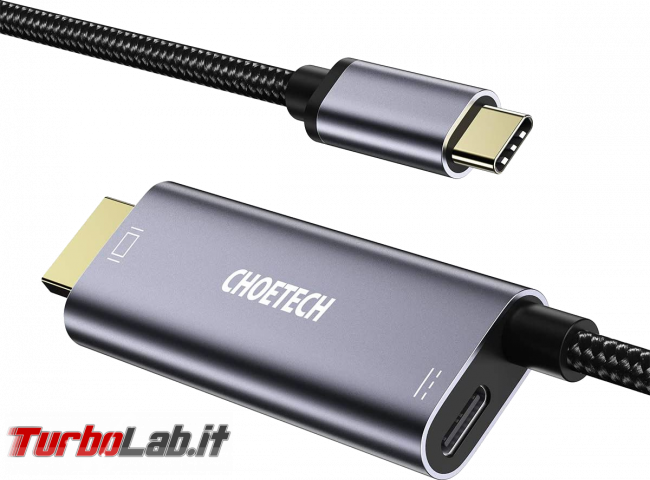 [guida] notebook USB Type-C monitor HDMI: come collegare PC portatile TV schermo esterno - adattatore usb type-c hdmi