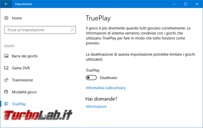 Guida novità Windows 10 Fall Creators Update (versione 1709, settembre/ottobre 2017)