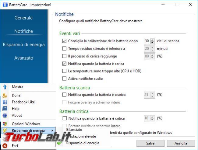 Guida PC portatile: 4 programmi visualizzare stato salute batteria