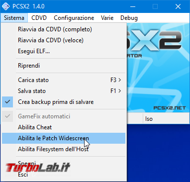 Guida PCSX2: come giocare risoluzione full HD (1080p) schermo intero (fullscreen) giochi PlayStation 2 PC