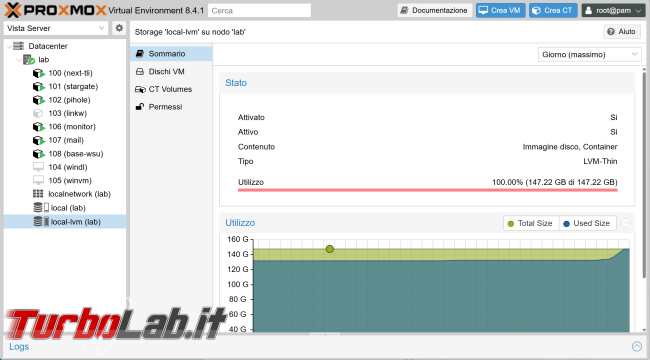 Guida Proxmox: come ridurre volume local ampliare local-lvm (ridimensionare partizioni senza perdere dati)