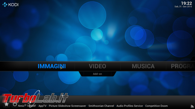 Guida rapida Kodi (XBMC) - PC come &quot;media center&quot; salotto - kodi_01_firstboot