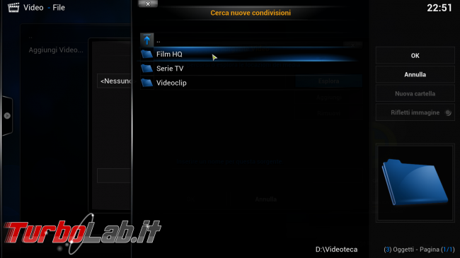 Guida rapida Kodi (XBMC) - PC come &quot;media center&quot; salotto - kodi_03_video_fileadd