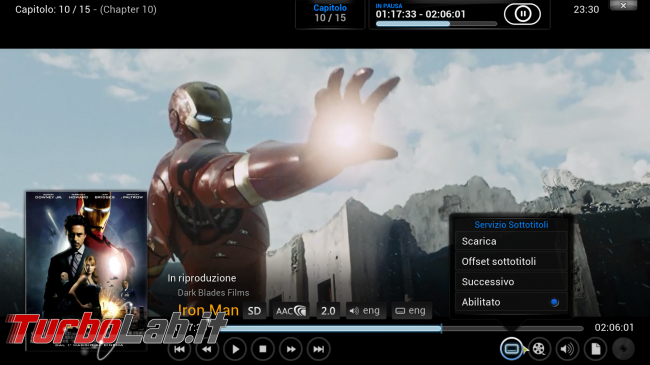 Guida rapida Kodi (XBMC) - PC come &quot;media center&quot; salotto - kodi_08_ironman_play