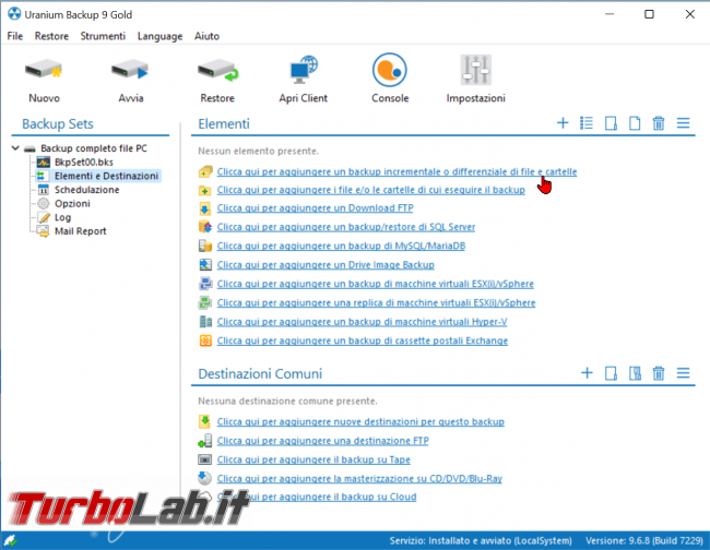 Guida rapida Uranium Backup: gestione sicura super-personalizzabile copie sicurezza (video) - zShotVM_1649584805