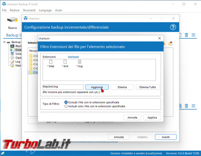 Guida rapida Uranium Backup: gestione sicura super-personalizzabile copie sicurezza (video) - zShotVM_1649585384