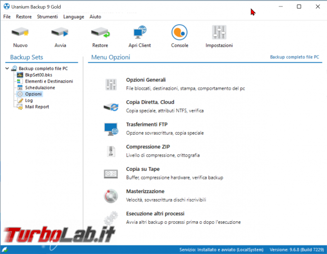 Guida rapida Uranium Backup: gestione sicura super-personalizzabile copie sicurezza (video) - zShotVM_1649597753