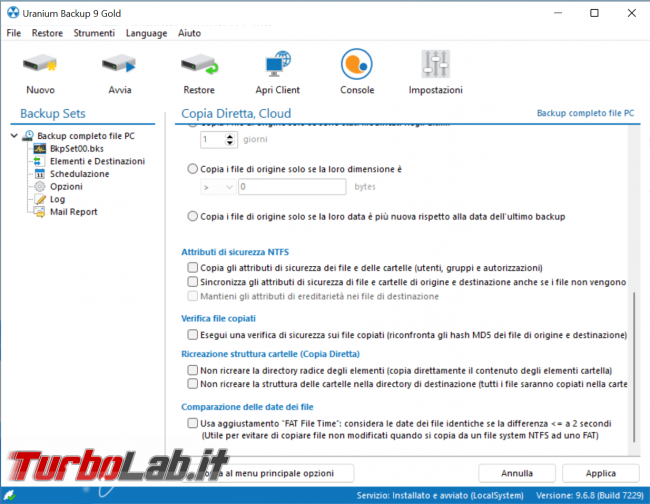 Guida rapida Uranium Backup: gestione sicura super-personalizzabile copie sicurezza (video) - zShotVM_1649598251