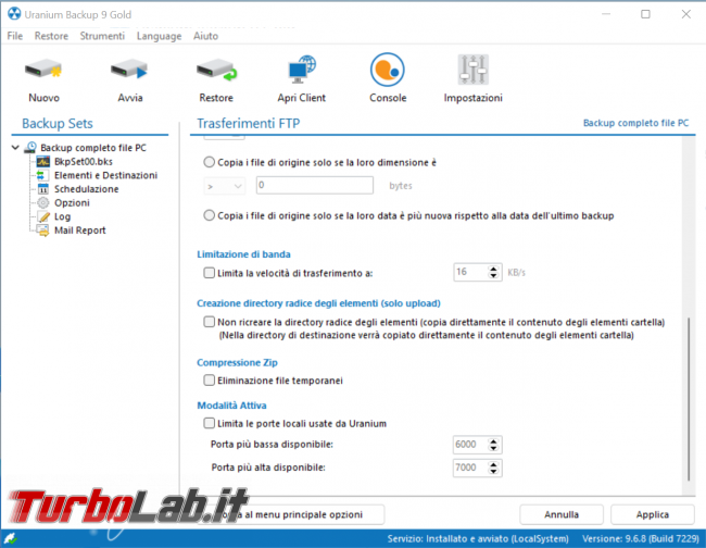 Guida rapida Uranium Backup: gestione sicura super-personalizzabile copie sicurezza (video) - zShotVM_1649598318