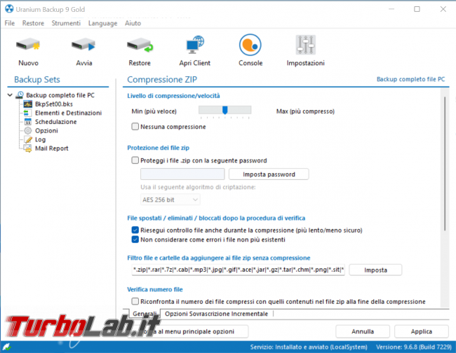 Guida rapida Uranium Backup: gestione sicura super-personalizzabile copie sicurezza (video) - zShotVM_1649598440