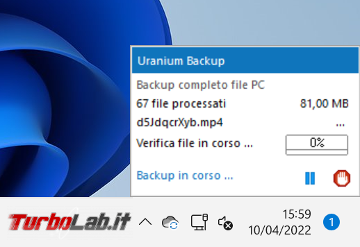 Guida rapida Uranium Backup: gestione sicura super-personalizzabile copie sicurezza (video) - zShotVM_1649599221