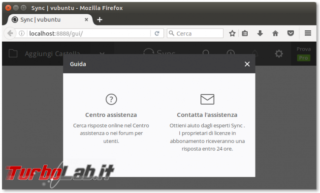 Guida: Resilio Sync (BitTorrent Sync) Ubuntu/Linux - installazione configurazione - Schermata del 2016-10-10 00-39-17