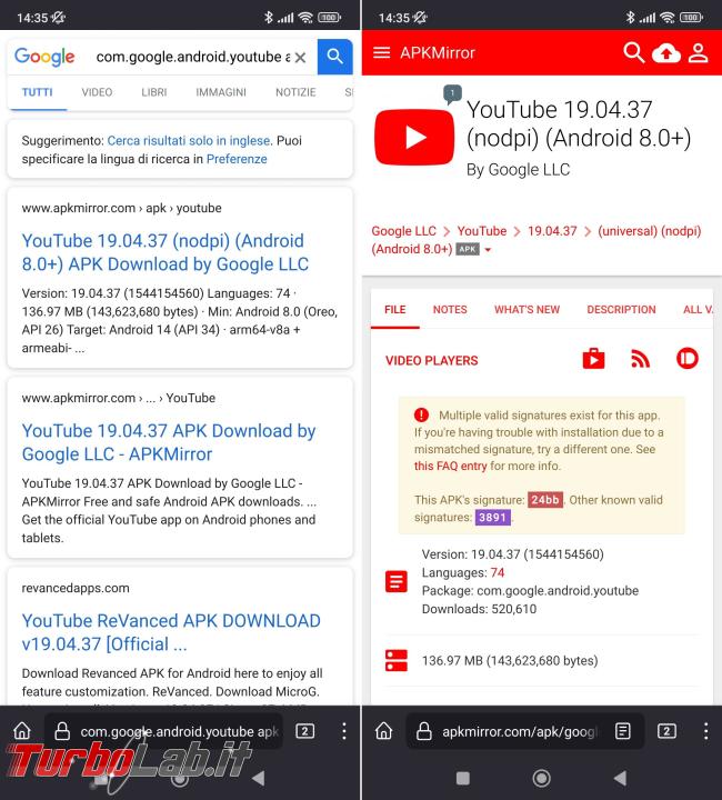 GUIDA ReVanced Manager 2024: Youtube senza sponsor pubblicità funzionalità aggiuntive - revanced_manager_2
