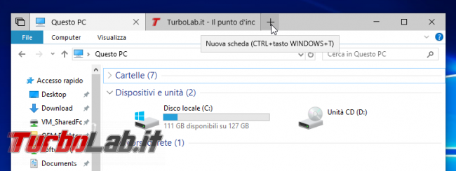Guida Set (&quot;tab&quot;) Windows 10: come usare nuova interfaccia schede
