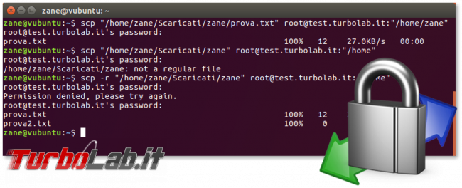 Guida SFTP/SCP, esempi: download upload file via SSH linea comando (Linux Ubuntu/CentOS) - scp ubuntu spotlight