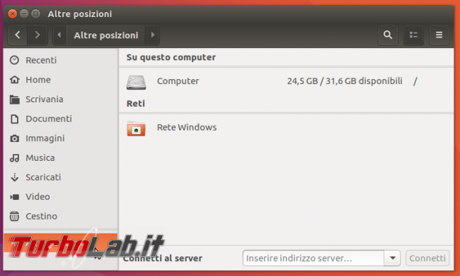 Guida Ubuntu: come accedere cartelle condivise rete locale (LAN)