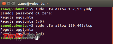 Guida Ubuntu: come configurare Uncomplicated Firewall (ufw) permettere accesso file condivisi rete locale (LAN)