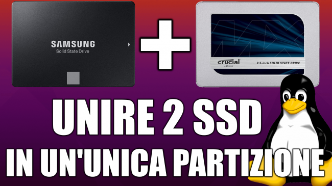 Guida Ubuntu: come unire 2 3 SSD HDD creare unico disco alta capacità (Storage Pool Btrfs) - unire ssd unica partizione spotlight