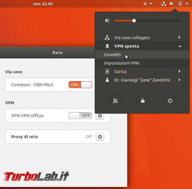 Guida Ubuntu VPN: come connettere PC portatile Ubuntu VPN aziendale
