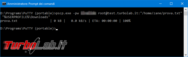 Guida: upload download via SSH (SFTP/SCP) Windows Linux, linea comando interfaccia grafica