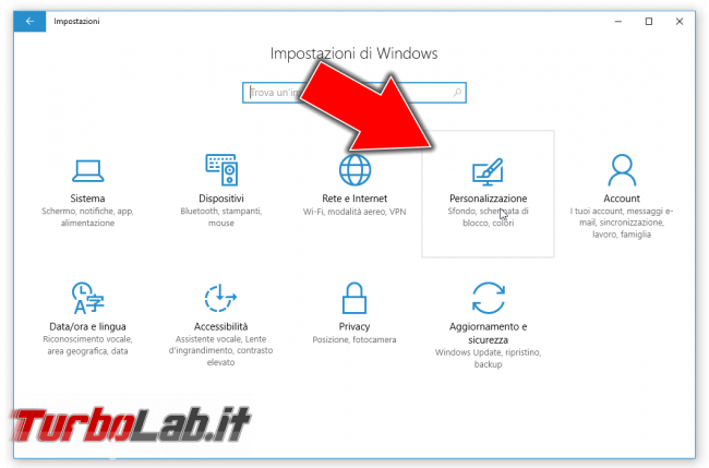 Guida Windows 10: come aggiungere cartelle personali menu Start (Documenti, Download, Musica, Immagini, Video, Gruppo Home, Rete, Cartella personale)